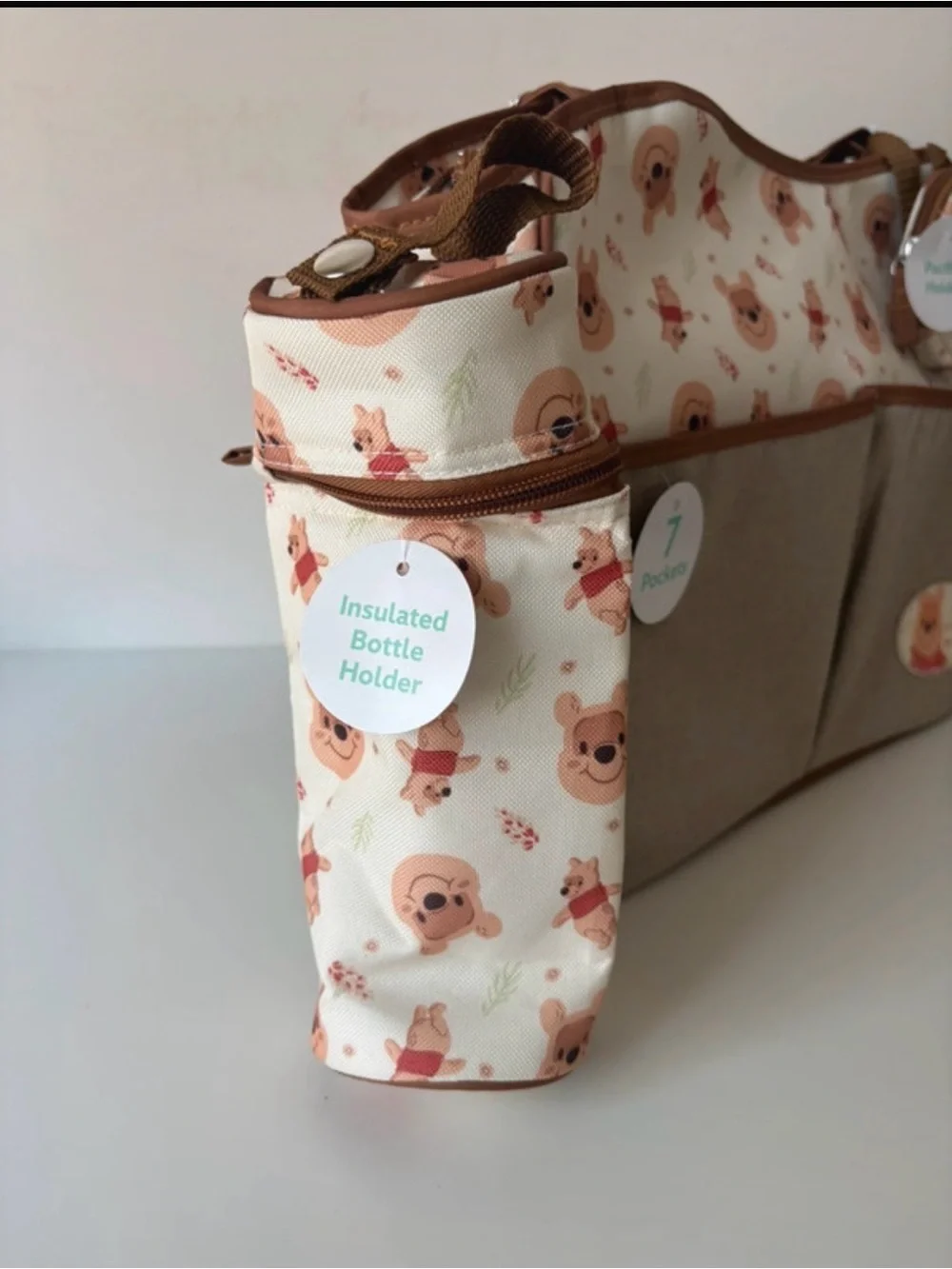 Disney Winnie the Pooh Multi-Functional Large Travel Diaper Bag Changing Pad